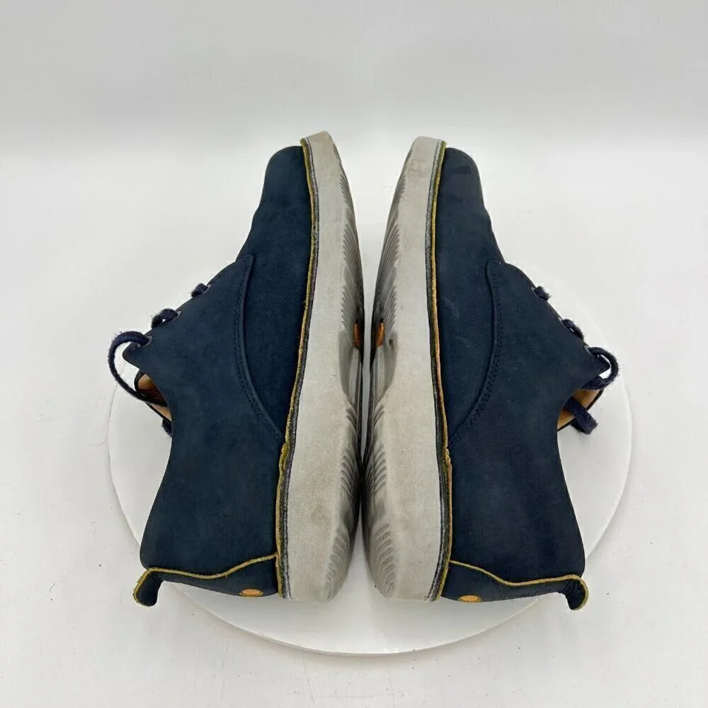 Samuel Hubbard 3216 Men Size 9.5M Blue Navy Suede Lace Up Derby Casual Shoes